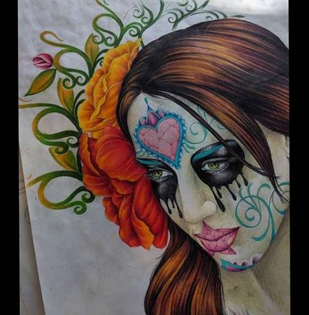Art - Bonnie Seeley Prismacolor Girl - 140247
